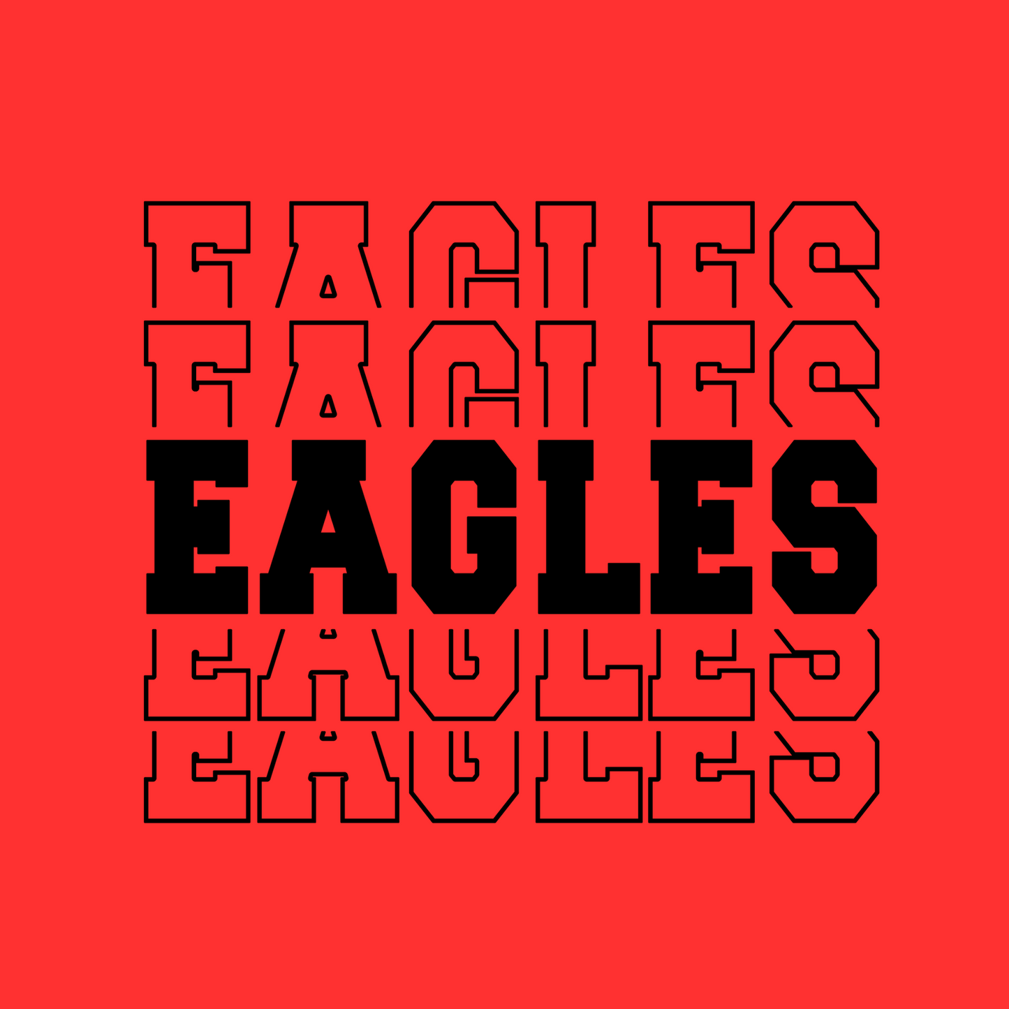 Fort Necessity Eagles Yearbook Font Stack