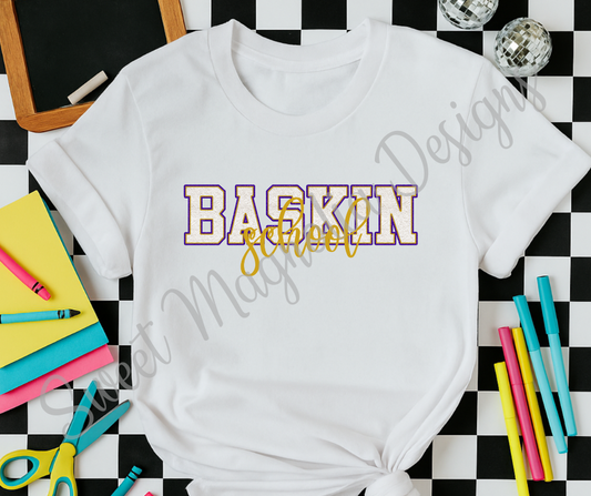 Baskin School Chenille