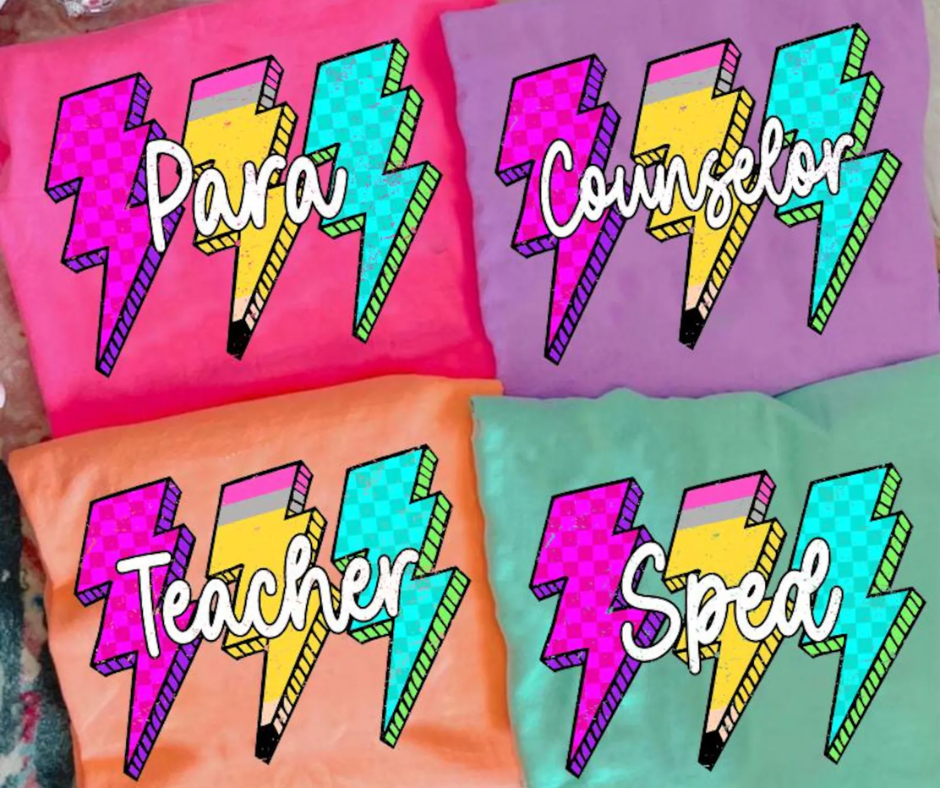 Teacher/Staff Lightning Bolt