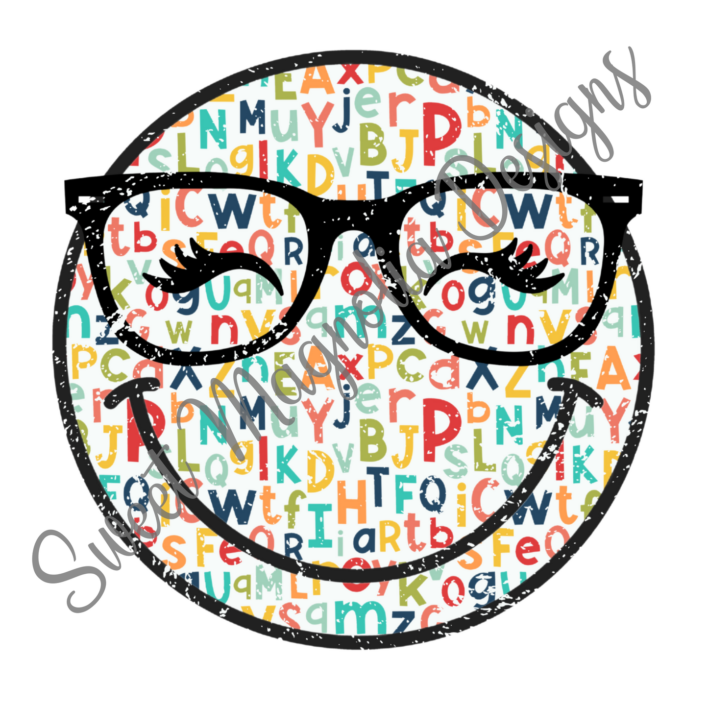 Alphabet Smiley Face