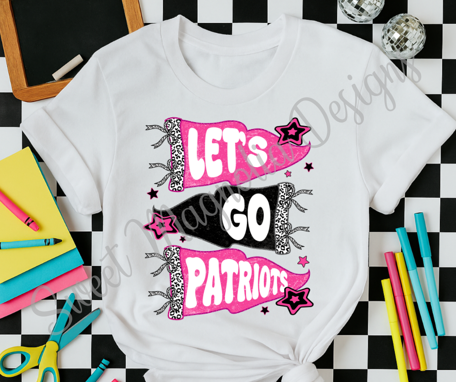 Patriot Pennant in Pink