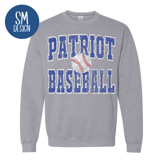 Distressed Patriot Baseball